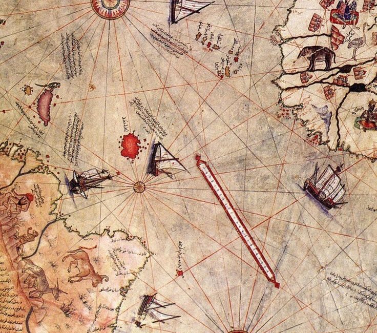 Misterioso Mapa de Pires Reis antigo