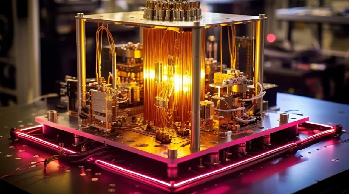 Computador quantico ligado